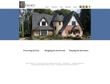 Tablet Screenshot of legacy-architecture.com